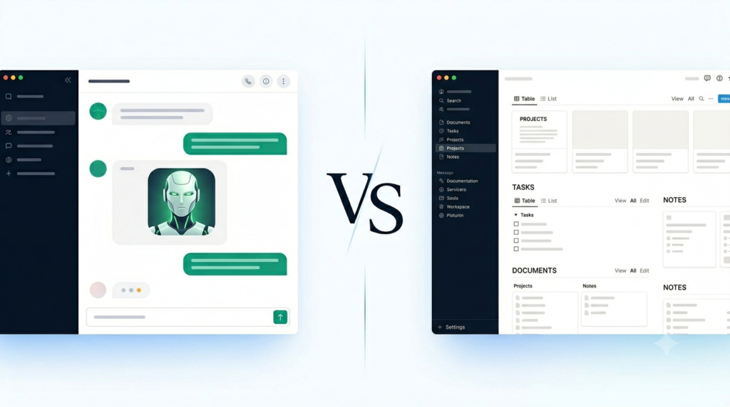 ChatGPT vs Notion AI productivity comparison 2026